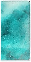 Foto hoesje Nokia G22 Smart Cover Painting Blue