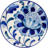 Return to Sender | Schaaltje met blauwe bloemenprint - dessin 3 Ø 11 cm