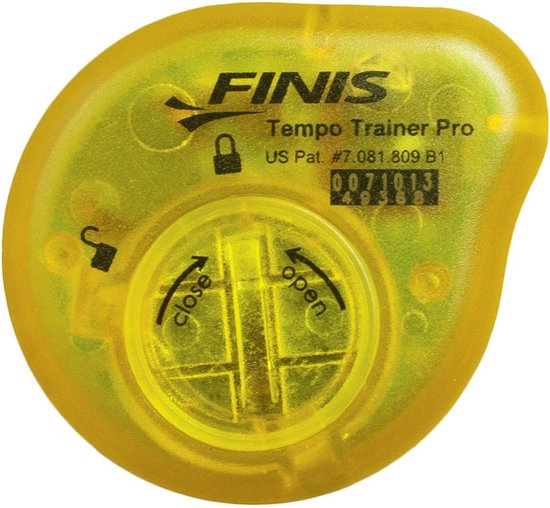 FINIS Tempo Trainer Pro - Geavanceerde Akoestische Metronoom Voor Zwemmen, Geel