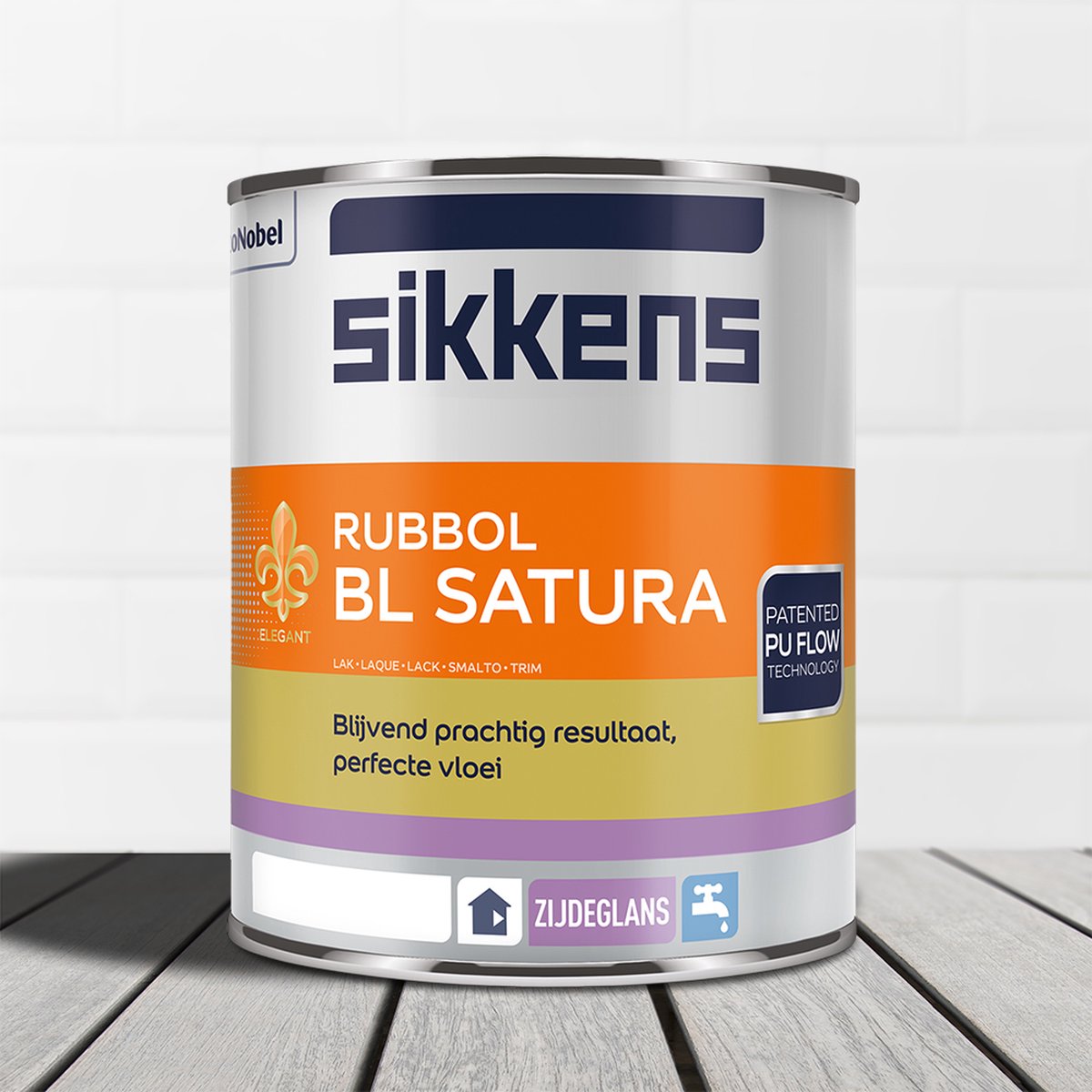 Sikkens Rubbol Bl Satura Ral 9010 Zuiver Wit