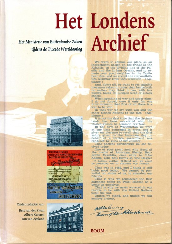 Cover van het boek 'Het Londens archief' van T. van Zeeland en A. Kersten