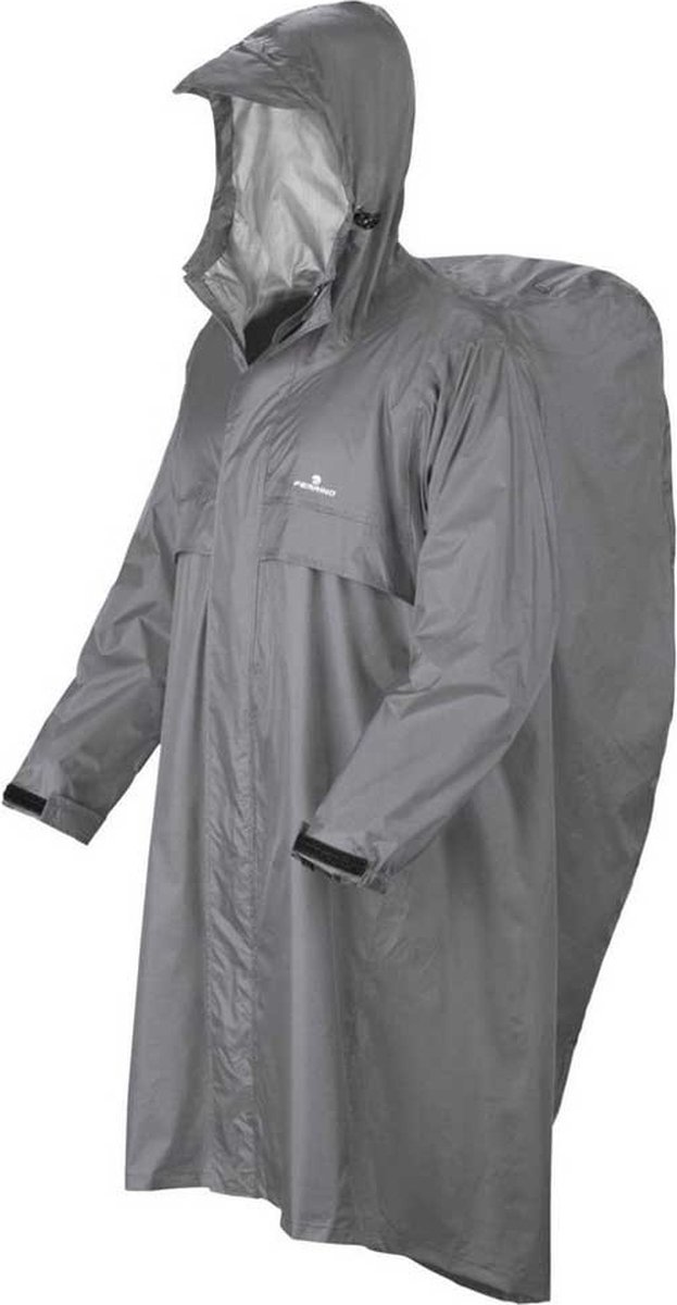 Ferrino Trekker Ripstop Poncho Grijs S-M Man