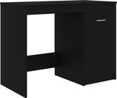 vidaXL-Bureau-100x50x76-cm-bewerkt-hout-zwart