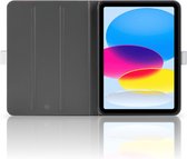 Tablethoes iPad (2022) 10.9 Hoesje met Magneetsluiting Polygon Dark