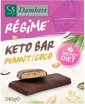 Damhert Keto bar peanut/coco 240 gram