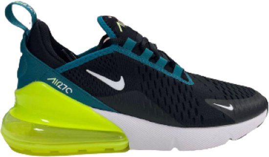 Nike air max 270 (GS) - Zwart - vert - blanc - turquoise - taille 38 | bol