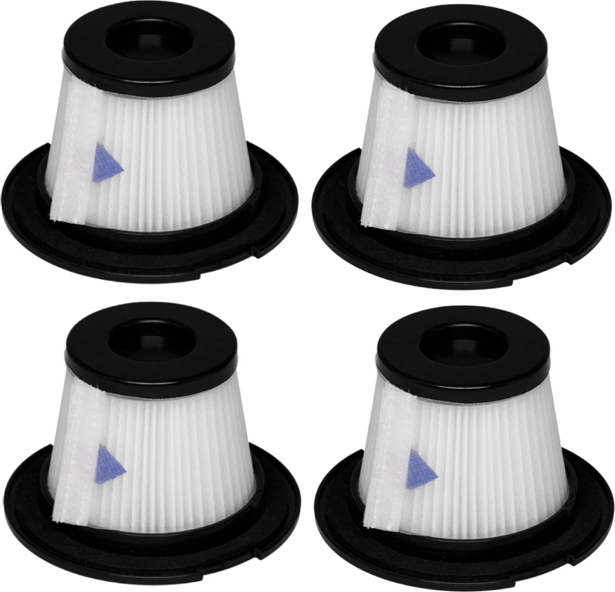 4x HEPA Stofzuiger Filter geschikt voor Auronic AU3100 / Lifegoods LG1079