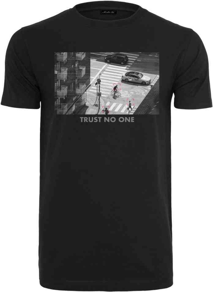 Mister Tee Trust no one Heren T-shirt M Zwart