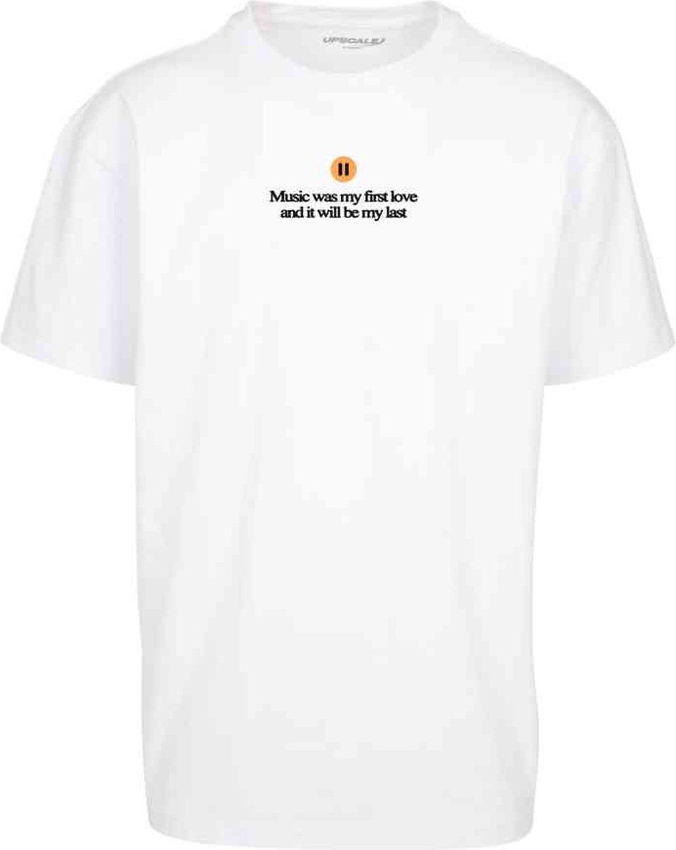 Mister Tee KPop Heavy Oversize Heren Tshirt XS Wit