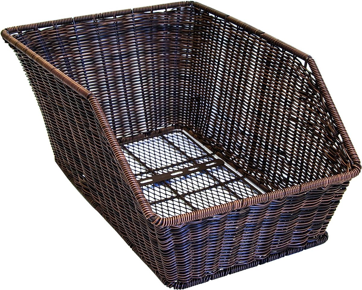 Panier de Vélo Porte-Bagages Panier Étanche Conteneur de Bric-à-Brac Panier de Cyclisme Panier en Métal pour Vélos Électriques Vélos de Route