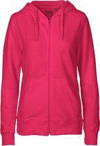 Bol.com Fairtrade Ladies Zip Hoodie met capuchon Pink - S aanbieding