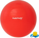 Ballon de fitness Tunturi - Gymball - Ballon Swiss - 90 cm - Incl. pompe - Rouge