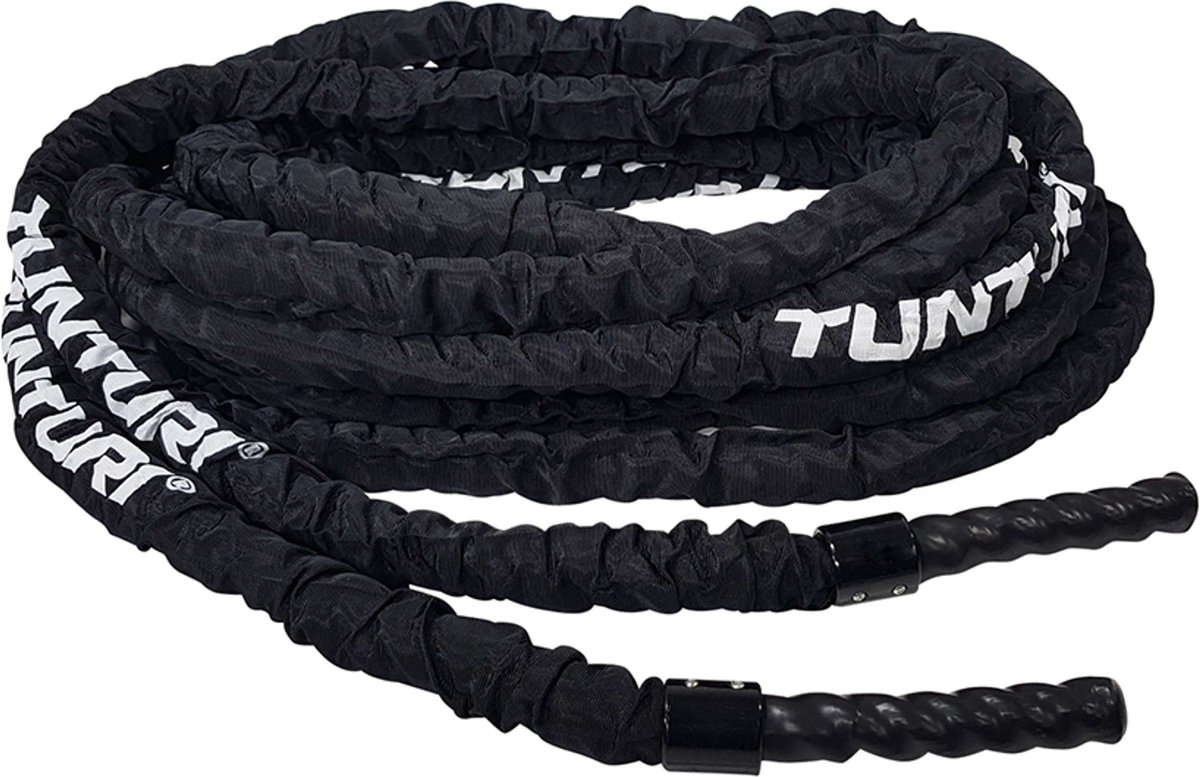 TUNTURI Corde ondulatoire de musculation battle rope crossfit 9m