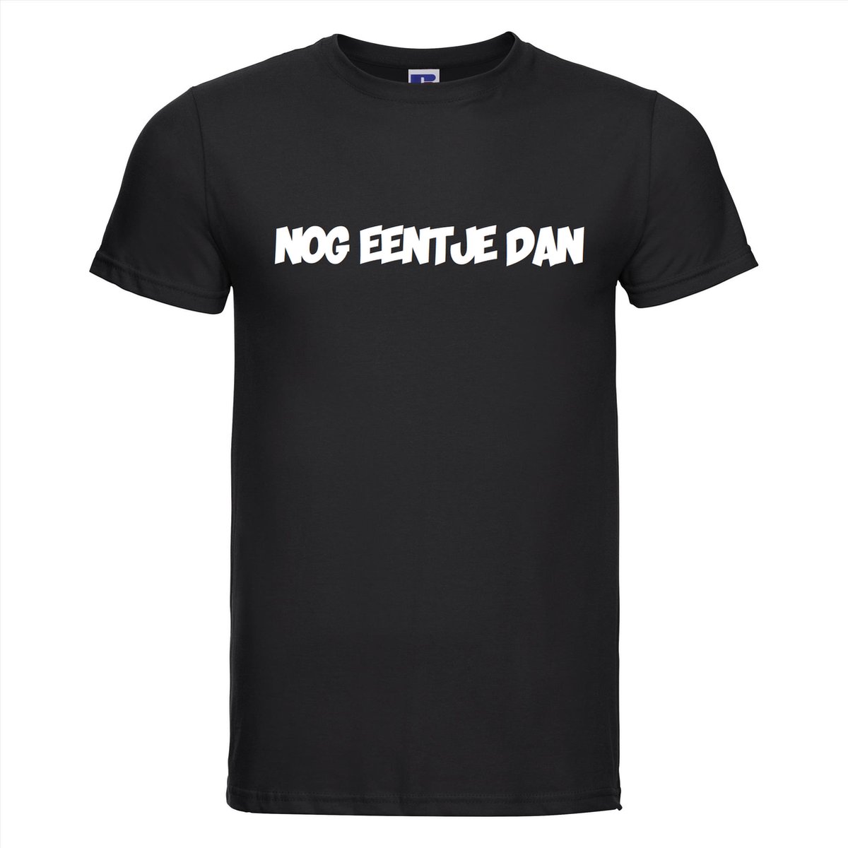 Nog eentje dan T-shirt | Grappige tekst | T-shirt tekst | Feest Shirt | Tshirt | Zwart Shirt | nog eentje dan | Feest | Party | Carnaval | Maat XS