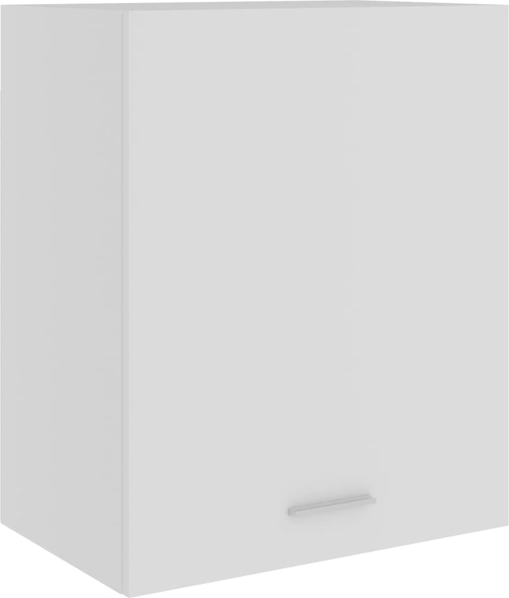 vidaXL Bovenkast - Lyon - 50x31x60 - cm - bewerkt - hout - wit