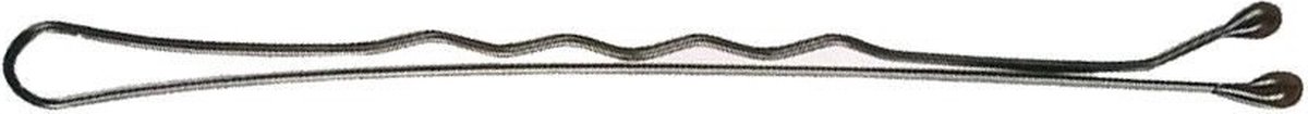 Comair Hair Clips Pretty Fashion, 7 Cm Brown 24 Pcs