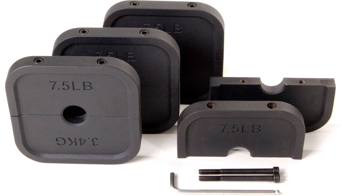 Ironmaster Heavy Handle Plate Kit - Accessoire voor de Quick-Lock Verstelbare dumbbell