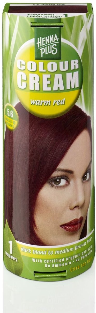 Hennaplus Colour Cream 5.6 Warm Red 60ML