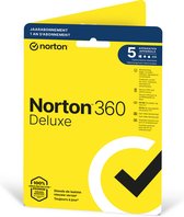 NORTON 360 Deluxe (12 maanden, voor 5 apparaten)