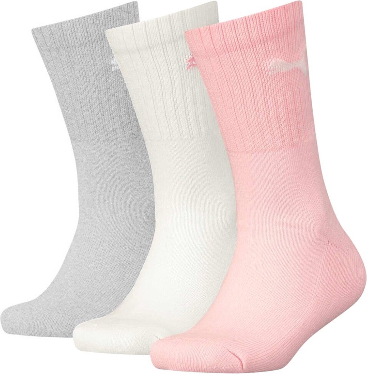 Puma Kids Regular Crew Lightweigt Kindersokken 3-Pack-35 38 Multicolor