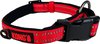 KONG Halsband - Reflecterende hondenhalsband - Gewatteerd - Maat M - 35-50 cm - Nylon - Rood