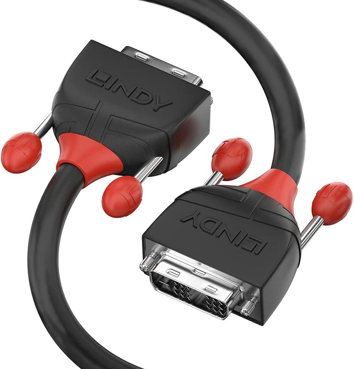 Lindy 36254 5m DVI-D DVI-D Zwart DVI kabel