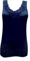 Toker dames hemd Kant 228/1 - maat 36/38 - 100% katoen - marine