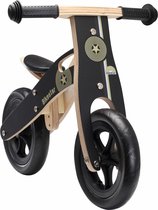 Bikestar, houten loopfiets, 10 inch wielen, zwart