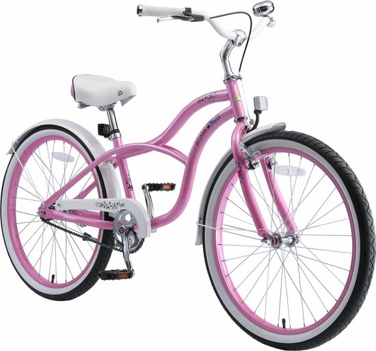 Bikestar kinderfiets Cruiser 24 inch - voor kinderen vanaf 10 jaar - roze van Bikestar — afbeelding 4
