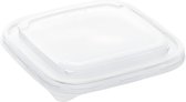 PP deksel voor vierkante saladebowl 500, 750 en 1000 ml | Inhoud: 300 stuks