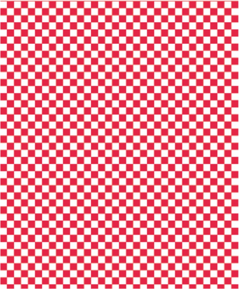 Vetvrij wikkelpapier rood blok 28x34cm | Inhoud: 1000 stuks