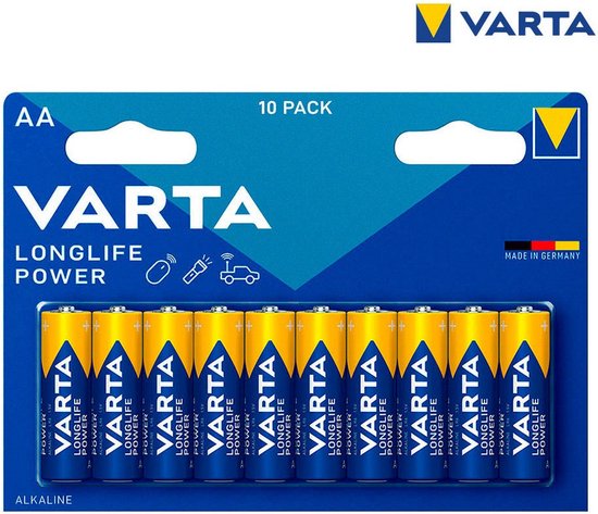 Varta AA Longlife Batterijen - 10 stuks