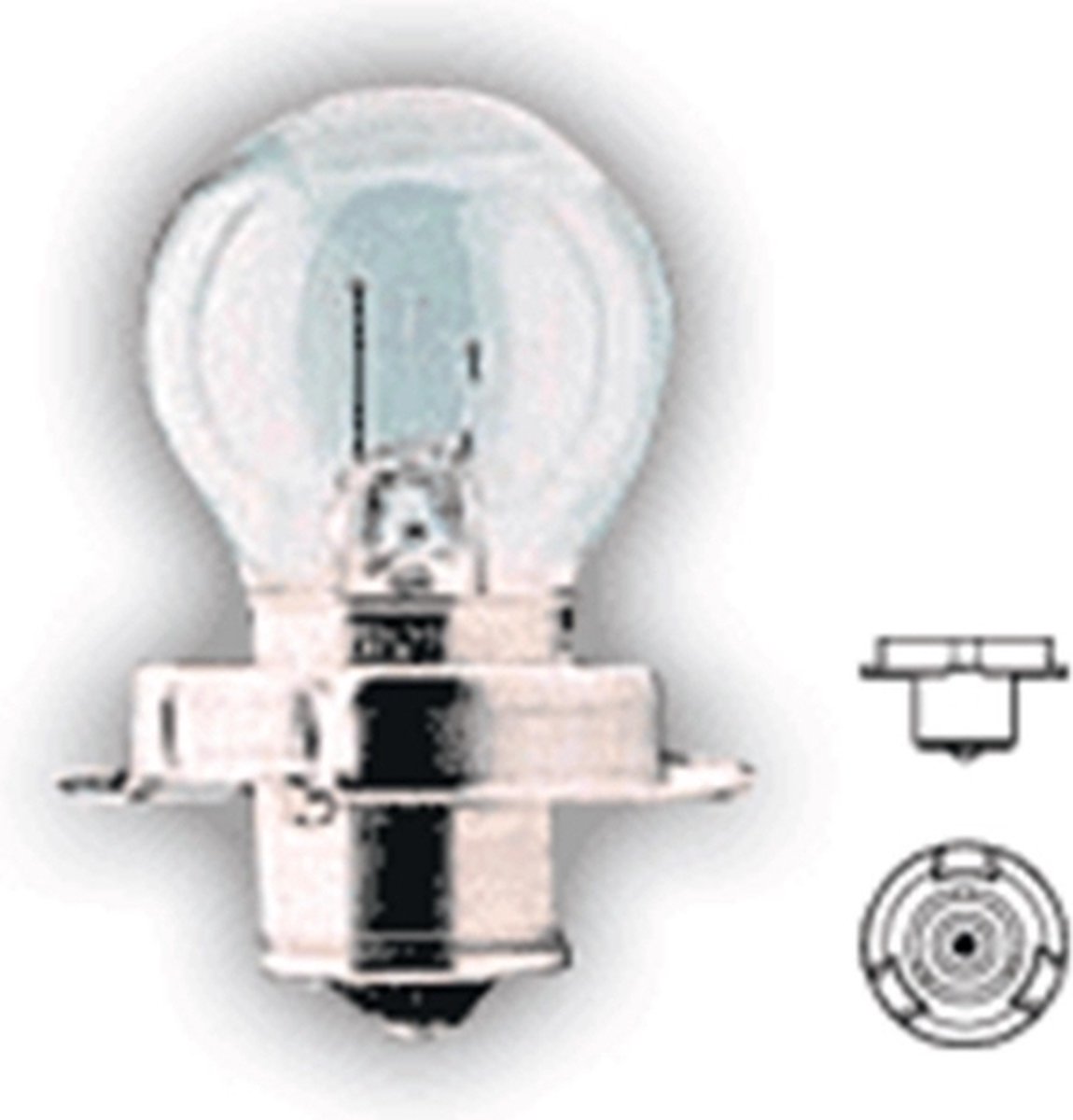 Neglin - Bromfietslamp 12V 15 Watt - P26s