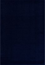Muratap Uni Effen Vloerkleed Laagpolig - Donker Blauw Navy- 80x150 CM - Modern Vloerkleed - Laagpolig Tapijt