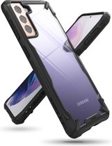Ringke Fusion Backcase hoesje Geschikt Voor Samsung S21 Plus Zwart
