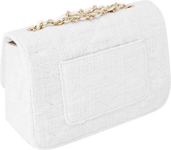 Witte polyester tas Schoudertas Tas Schoudertasje dames