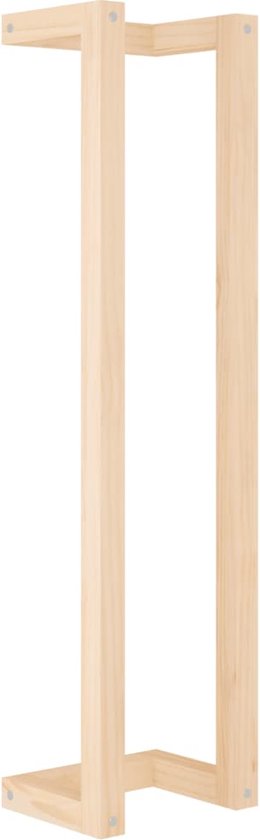 vidaXL - Handdoekenrek - 23x18x90 - cm - massief - grenenhout