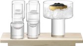L.S.A. - Vodka Serveerset Set van 5 Stuks - Transparant