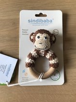 sindibaba - gehaakte rammelaar - aap - +0 maanden