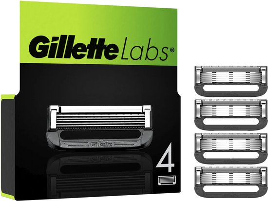 Gillette Labs Scheermesjes - 4 stuks