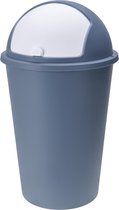 Poubelle/poubelle/poubelle bleu avec couvercle 50 litres - Poubelles/poubelles/poubelles