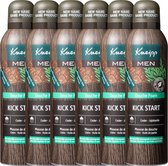 Kneipp Men - Douche Foam Kick Start - Men Only - Douche schuim - Voordeelverpakking - 6 x 200 ml