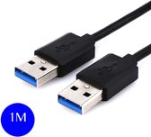 Femur USB-A naar USB-A – 1 Meter Kabel – Universeel – Extra Stevig - USB-A 2.0