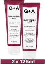 2x Q+A Hyaluronic Acid Cleansing Gel 125 ml