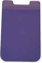 Doodadeals® Porte-Carte Autocollant - Violet - Téléphone Portable - Protection RFID - Porte-Carte - Porte-Carte Bancaire Autocollant Téléphone