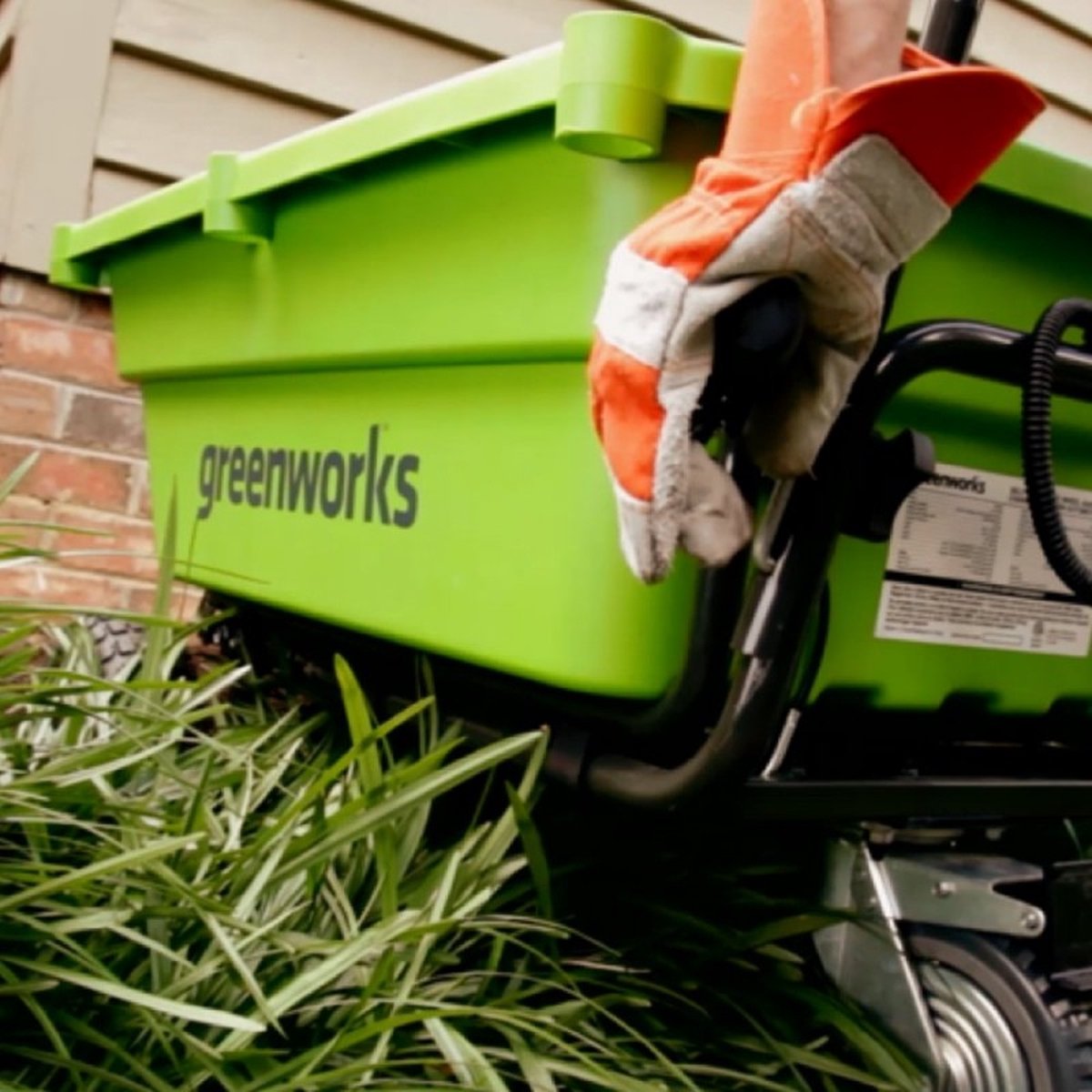 Greenworks G40GCK4 40V Brouette sans fil - avec batterie 4 Ah et chargeur