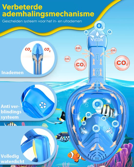 Snorkelmasker voor kinderen - Snorkelssets voor je kind
