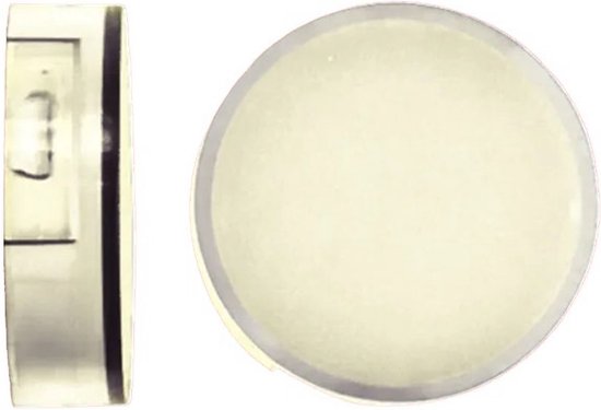 Lentille à bouton-poussoir ronde - Convient pour MS700 - Wit - 2 pcs