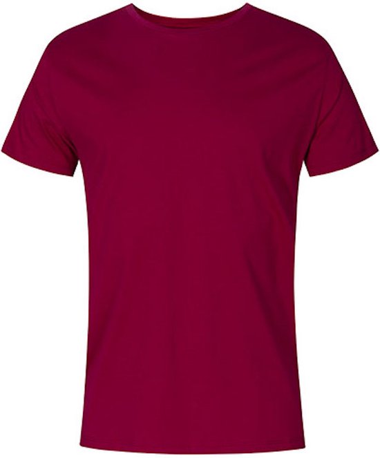 Men's T-shirt met ronde hals en korte mouwen Berry - XXL