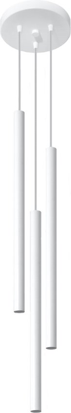 Sollux - Hanglamp Pastelo 3 lichts Ø 20 cm wit